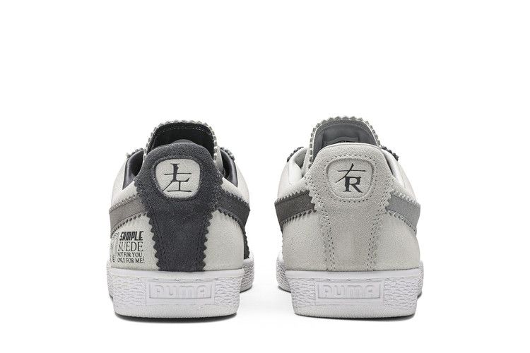 Michael Lau X Puma Suede Classic 'White Grey' Men's Sneakers