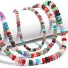 1 Strang 4/6/8mm Natursteinperlen Bunte Abakusform Lose Perlen Für Schmuckherstellung DIY Bastelarbeiten Armbänder Halsketten Zubehör