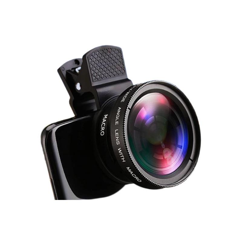0.45X Universal HD Mobile Phone Wide Angle & Macro Lens for Outdoor Streaming