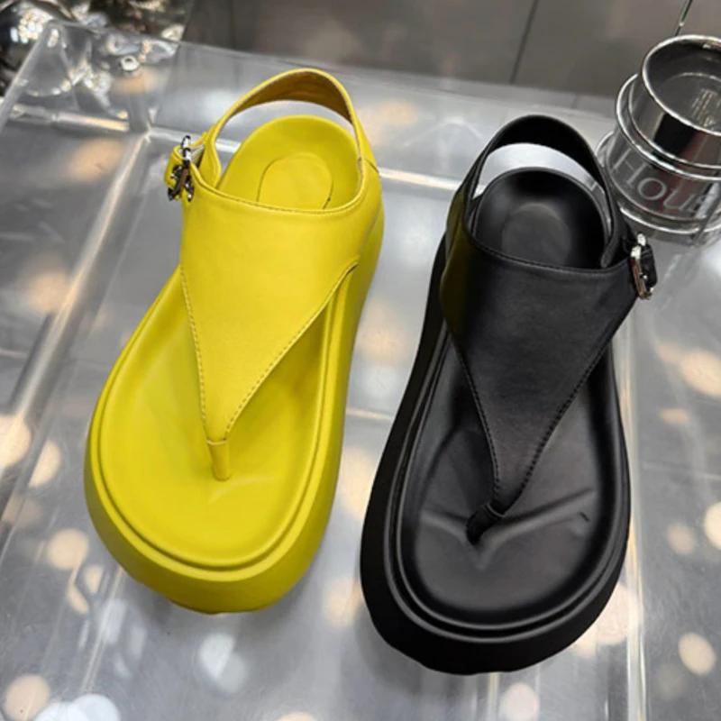 Platform Women Sandals Flats Casual Shoes Cozy Woman Slippers Slides Brand Walking Sport Chaussures Femme