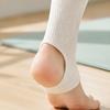 4pcs Over The Calf Knee High Stockings Open Toe Ribbed Knit Stockings Open Heel Stockings  For Women