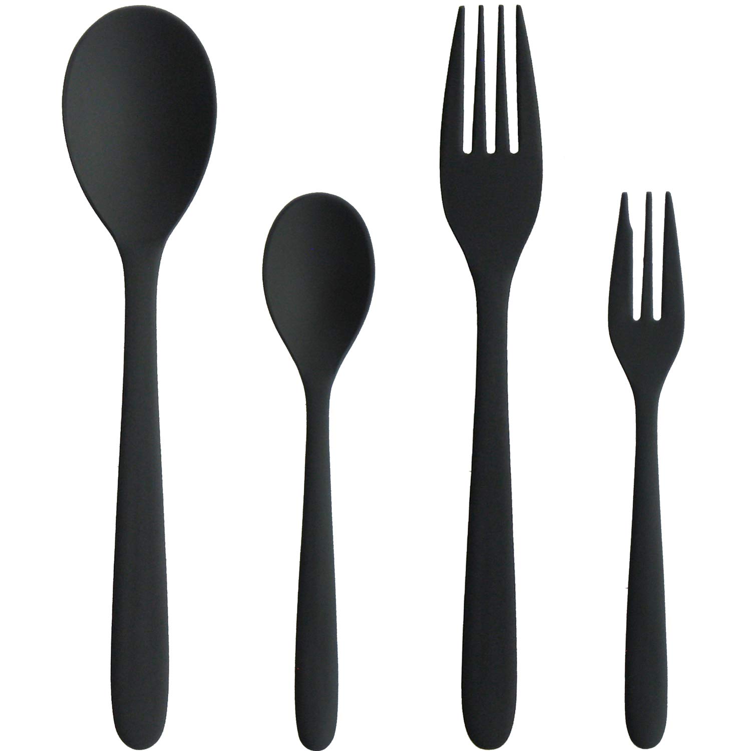 

Nagao Festan Столовые приборы Dinner Cutlery 4 Нержавеющая сталь Сделано в Японии Набор, Штук, Черный, Сталь 18/8,