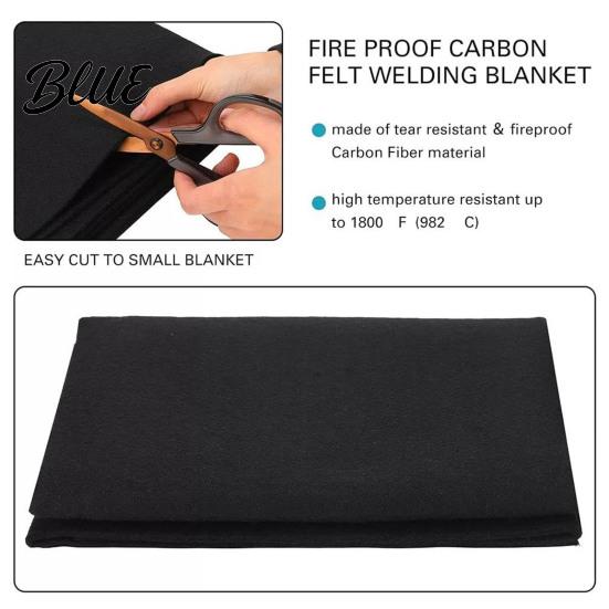 Heavy Duty Welding Degree Fahrenheit Resistant Up Fireproof Heat Blanket 20/30/50CM to 1800 Insulation Mat