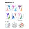 6Pcs/Set Bathtub Decoration Anti-Slip Bathtub Stickers Cartoon Coral Crab Small Fish Pattern Stickers Bathroom Pvc Frosted Batht