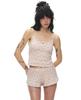 UNDERTHING Baby Rose Bralette Sleeveless Loungewear Top_Floral Pattern
