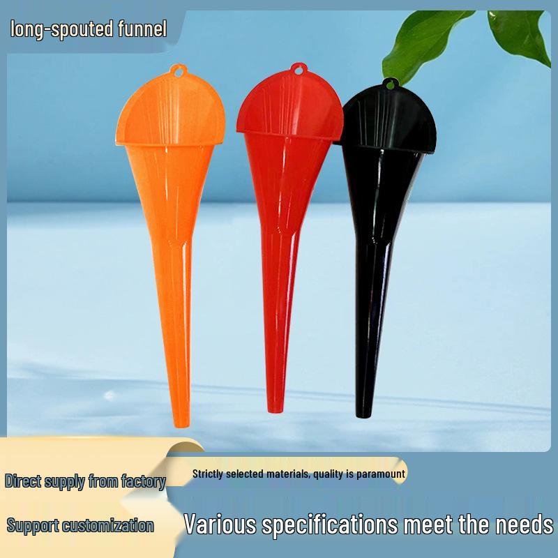 New Multi-Functional Long-Spout, Single-Hand Pouring Oil Funnel
