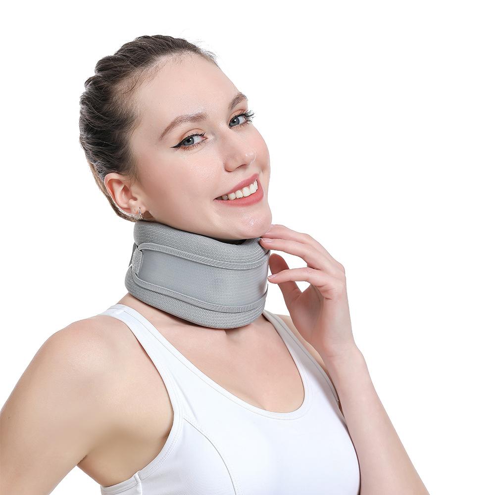 Neck Brace with Fixed Support Plate Anti-head Down Neck Tilt Aligners Home Office Traction Cervical Spine Neck Protection Neck