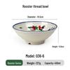 Yujia Melamine Rooster Design Commercial Bowls