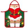 Christmas apron, Christmas cosplay, decorative props, restaurant staff decorative apron, Santa Claus outfit
