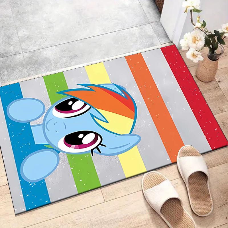 1pc My Little Pony1 Design Printed Area Rug Carpet for Bedroom Living Room Home Decor Rugs Mat Non Slip Mat Rug for Bedside