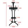Soporte de TV LCD con Ruedas para Televisores de 32-65 Pulgadas