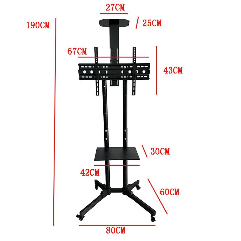 Soporte de TV LCD con Ruedas para Televisores de 32-65 Pulgadas