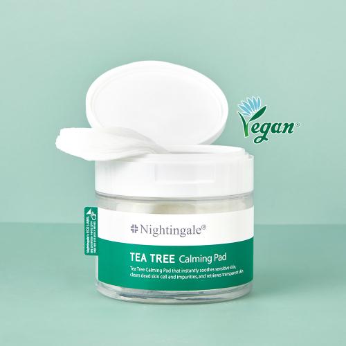 NIGHTINGALE Tea Tree Calming Toner Pad 60 Sheets
