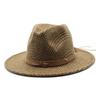 Wool British Retro Jazz Top Hat, Men'S And Women'S Big-Brimmed Top Hat, Felt Hat