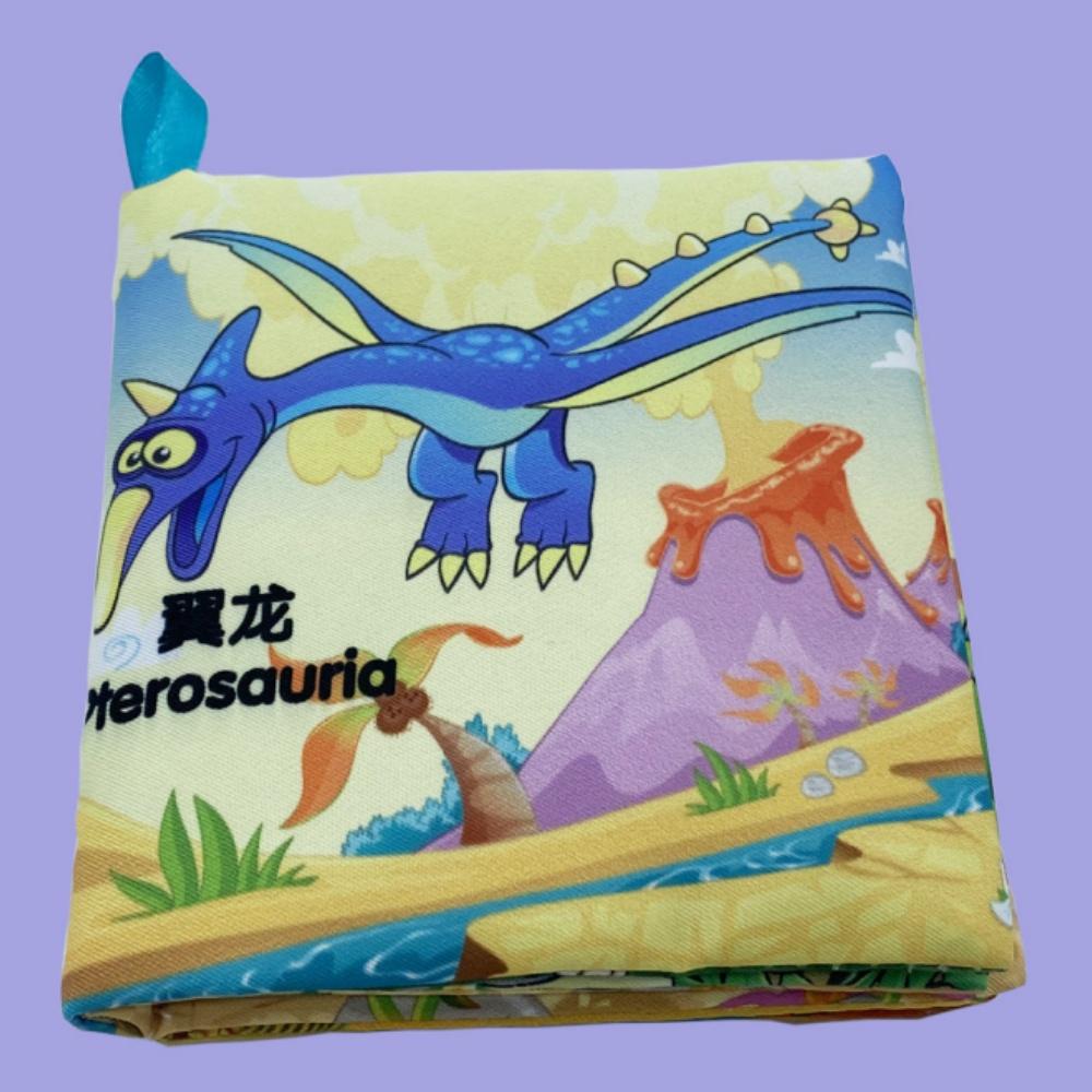 Chinese/English/Spanish Baby Cloth Book Parent-child Interactive Early Childhood Education Book Bilingual Early Education Cognitive Reading Material