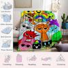 Sprunki Characters Flannel Blanket Warm Soft Halloween Christmas Couch Warm Cozy Decorative Decor Gift For All Season