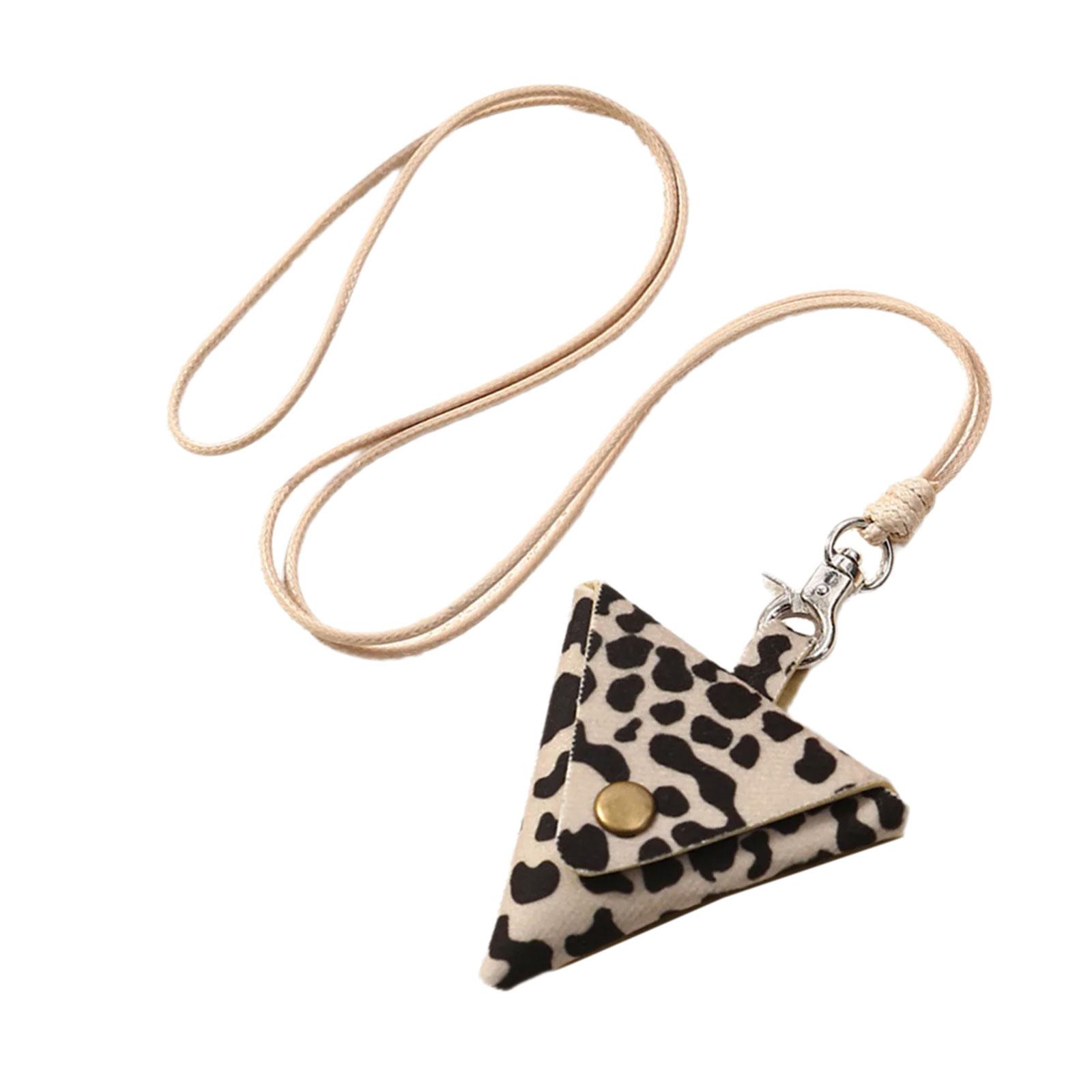 

Винтажный прочный кожаный мешочек для хранения наушников и монет, небольшой длинный дизайн для модных женщин и дам 3