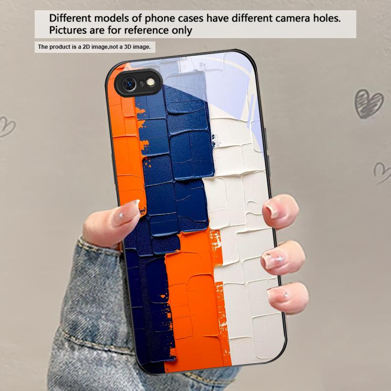 

Animal Footprint Stone For iPhone 17 Air 16 E 15 Plus 14 Pro Max 13 12 mini 11 5 6 7 8 Plus XR XS Max SE Black Glass Phone Case iPhone 6