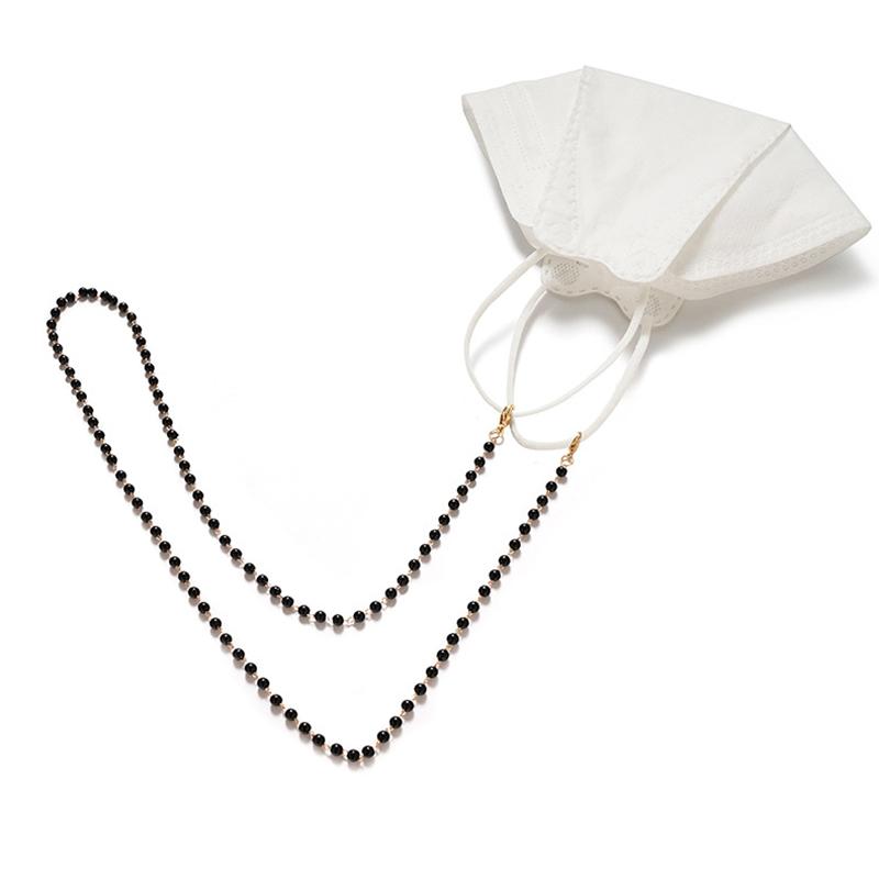 Full Pearl Reading Glasses Chain for Women Eyeglasses Cords Pearl Metal Chain Elegant Chic Anti Loss Eyeglass Accessories