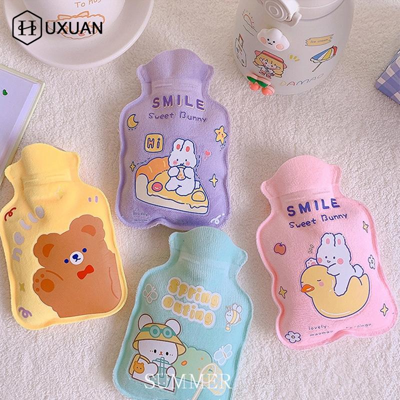 1Pc Lovely Cartoon Hand Po Warm Water Bottle Mini Hot Water Bottles Portable Hand Warmer Girls Pocket Hand Feet Hot Water Bags