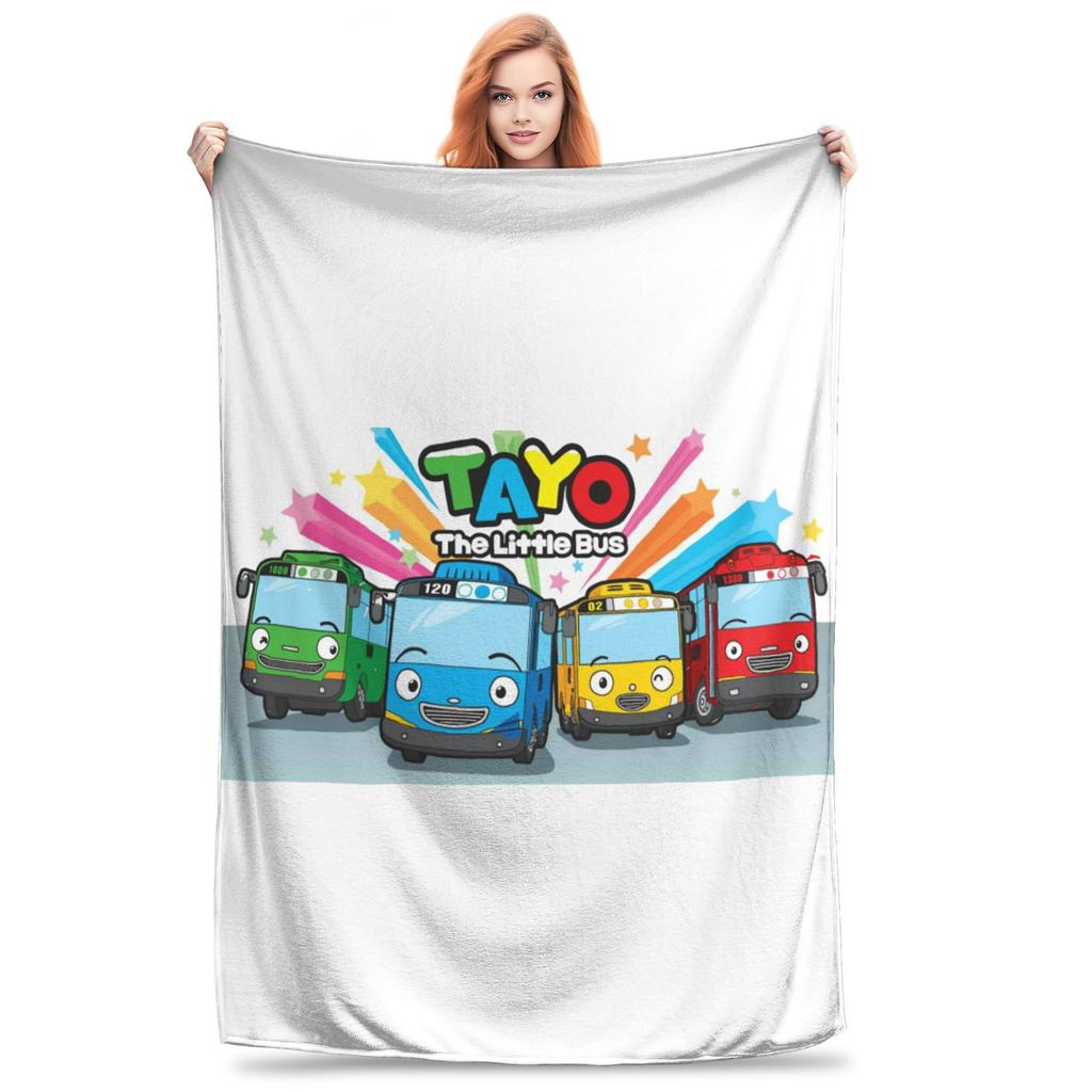 Coperta Busino Tayo Coperta Multi-funzione in Flanella per Divano Casa Camera da Letto Esterno Coperte Copriletto Piumino