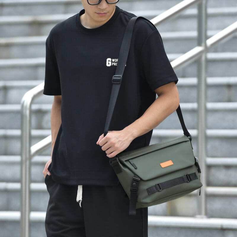 Men's Crossbody Bag Commuter Shoulder Bag Large Capacity Messenger Bag