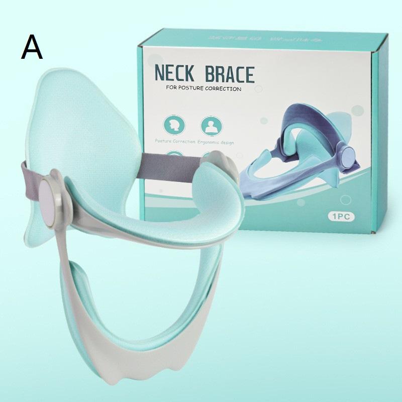 Adjustable Cervical Traction Device Neck Collar Posture Corrector for Neck Pain Relief