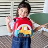 Cute Pvc Shell Backpack For Boys And Girls Featuring Fun Cartoon Car Design