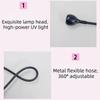Clip-On UV LED Nail Lamp Foot Pedal Switch Gel Polish Curing Lamp  Professional Use