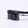 Mini Smiley Face Plush Camera Pendant with Sound & Glow