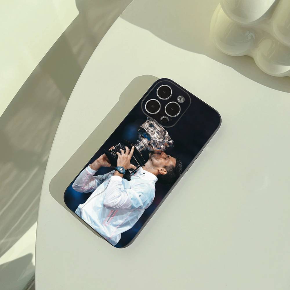 Novak Djokovic-Tennis Phone Case For iPhone 17,16,15,14,13,12,11 Pro Max,16/15/14Plus,XS Soft Black Cover