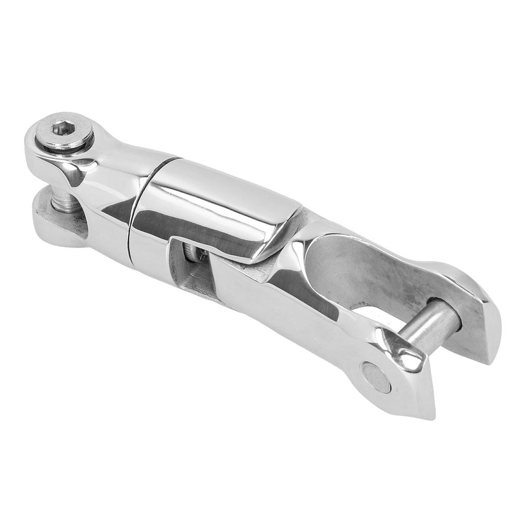 Boat Anchor Swivel Connector 3 Joint 316 Stainless Steel Mirror Polished Hardware for 0.4‑0.5in Chain