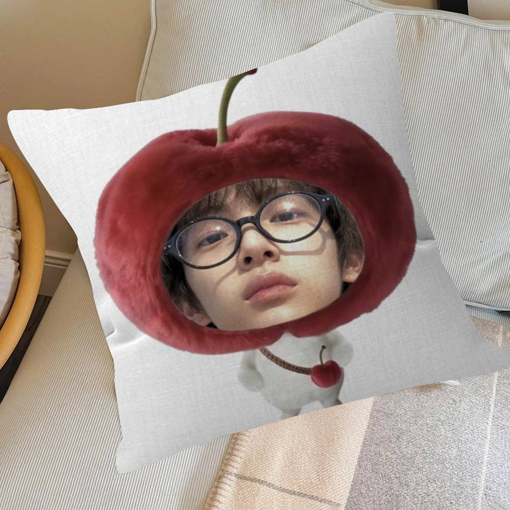 Singer JUHOON Idol  Pillow Cover Sofa Cushion Cover Home Room Decoration Children Gift
