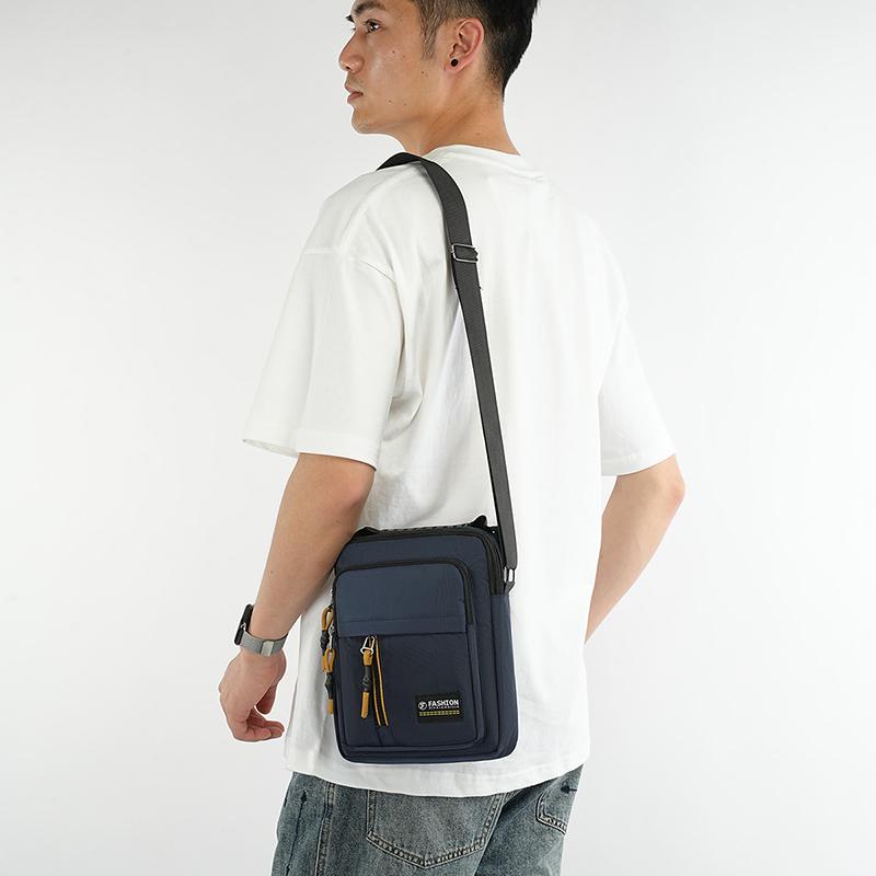 Men Crossbody Bag Single Shoulder Bags Big Capacity Storage Bag Fashion Multi-Pockets Business Crossbody Bags