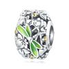 Serie Charmscoppergreen Ciondolo Foglia di Monstera Perline Originali per Braccialetti per Donne Creazione di Gioielli Regali
