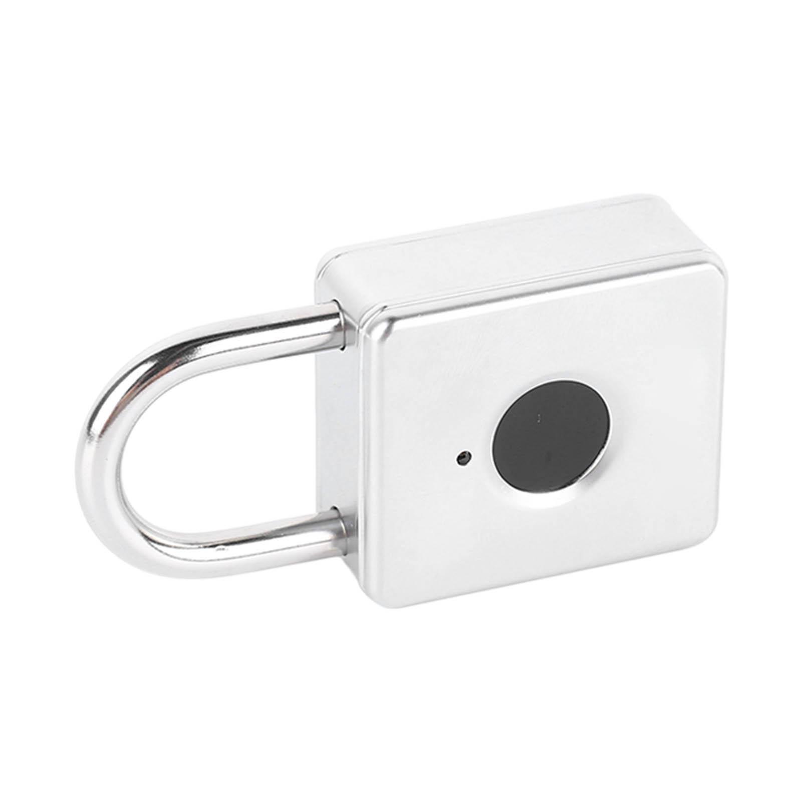 Fingerprint Lock High Accuracy Anti Theft Portable Waterproof Keyless Fingerprint Padlock for Study Dormitories Luggage Locker