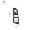 For BMW 5 Series M5 G30 G31 F90 LHD Car Interior Front Rear Door Window Lift Switch Button Panel Trim Cover 2018-