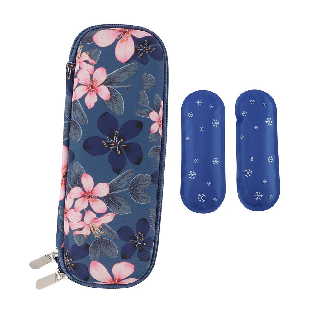 Insulin Kühltasche Insulin Kühler Reiseetui Diabetische Medikamente Isoliert Kühl Organizer mit 2