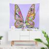 Aertemisi Butterfly Mural Nashville Tapestry Wall Hanging Art for Bedroom Living Room Decor College Dorm Party Backdrop Home