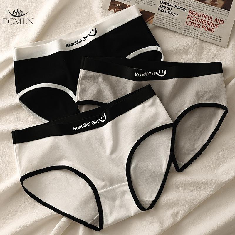 Women Seamless Underwear Panties Women Girls Mid-waist Breathable Ladies Briefs