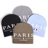 Pattern Fashion Letter Neutral Casual Warm Knitted Hat For Winter And Fall