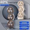100-Speed Desktop Fan with Timer & Light for Home/Office