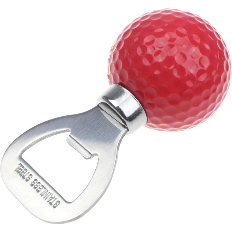 1pcs Golf Ball shape Bottle Opener Bar Home Stainless Steel Beer Beverage Opener Golf-Themed Bottle Opener