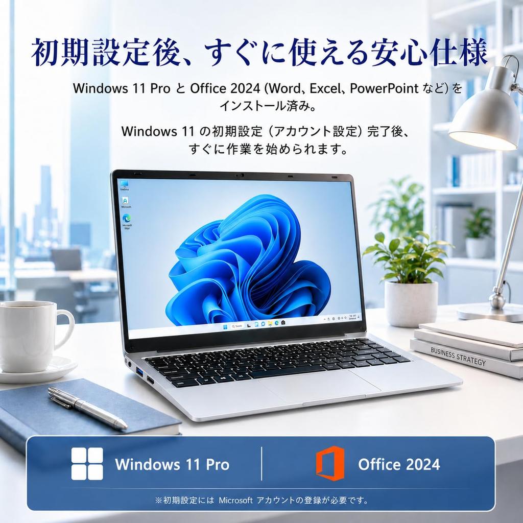 KAZEON N4500 Laptop Office 2024 Windows 11 1920x1080 FHD IPS LCD 8GB Memory 256GB SSD Webcam Bluetooth Mini HDMI Lightweight and Slim Home use