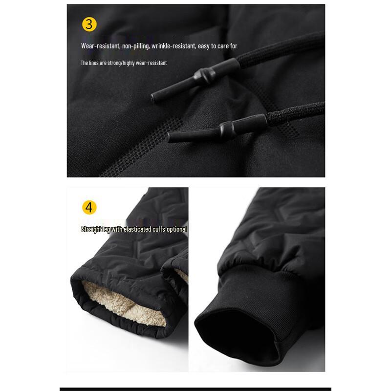 Playboy Men's Plush Lined Casual Trousers