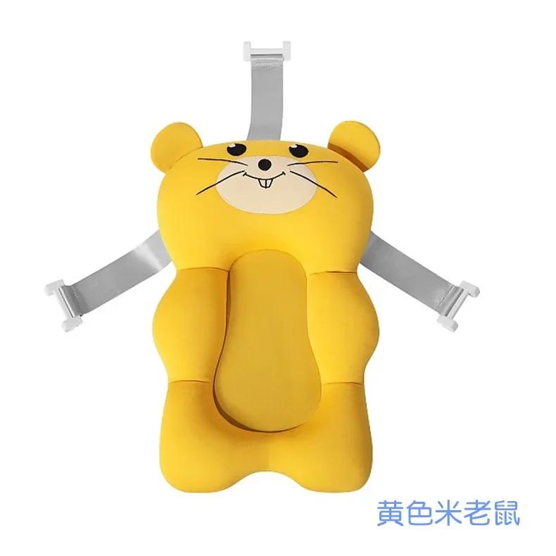 Badekissen für Kinder, Sitzstützmatte, faltbare Babybadewannenauflage/Stuhl, Badewannenkissen, Kleinkinder, rutschfest, weich, bequem, Körperkissen