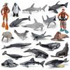 Oceanic Creature Pvc Figurines Collection With Static Marine Animals For Aquarium Decor