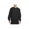 Nike Air Logo Crew Neck Casual Long Sleeve Fleece Sweatshirt Men Tops Black FB7204-010