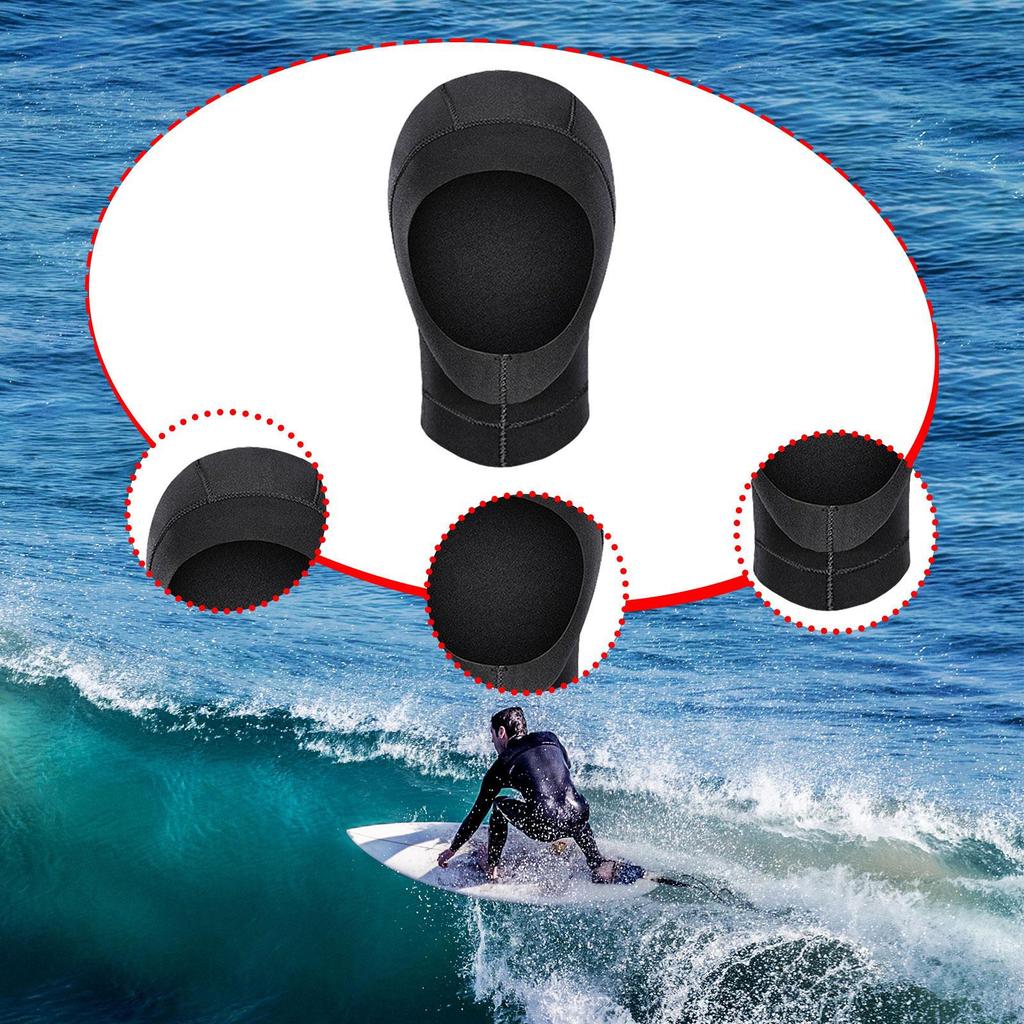 Diving Hood Cap Surfing Hat 3mm Neoprene Wetsuit Hoods Dive Keep Warm Swimming for
