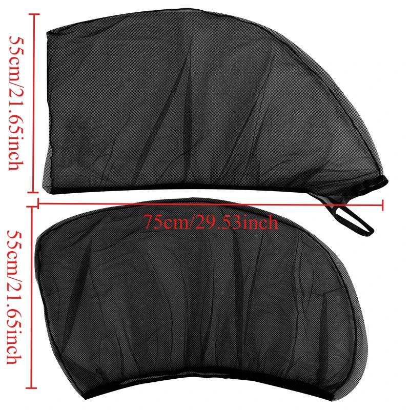 Universal Car Sunshade Curtains SUV Curtains Protection Repellent Mosquito Mesh Net Sunshade Side Window Auto Accessories
